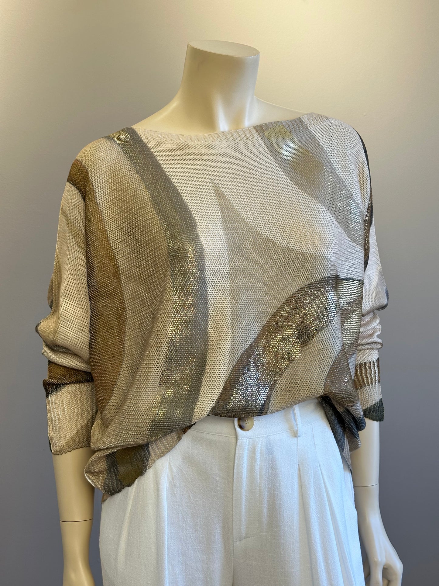 Sweater Hilo Italiano Camel Mix