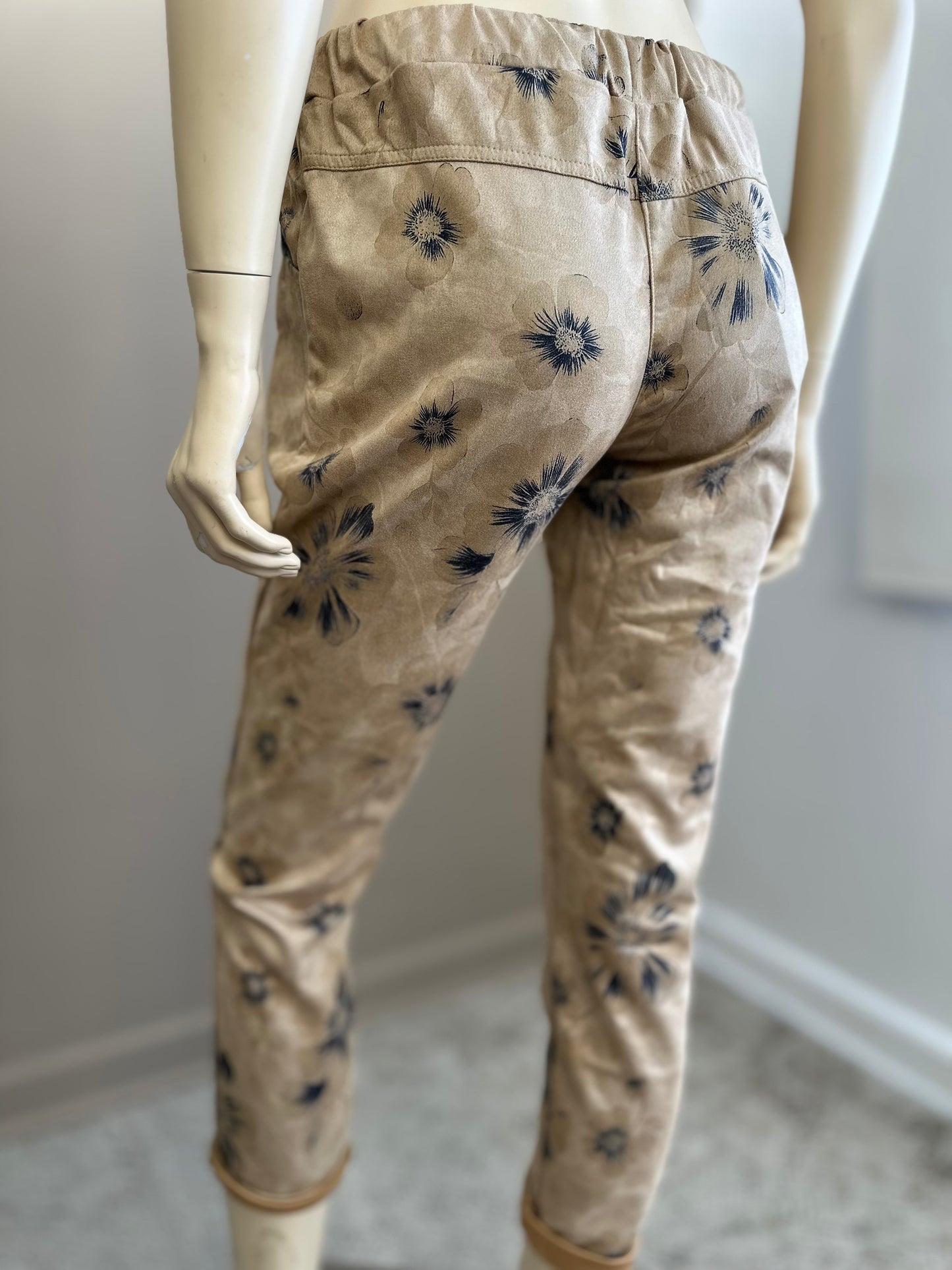 Jogger Simil Gamuza Elasticado Camel